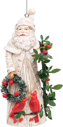 Vista 9 de Adornos para árbol de Navidad de sirena 2025, decoraciones colgantes, decoración navideña