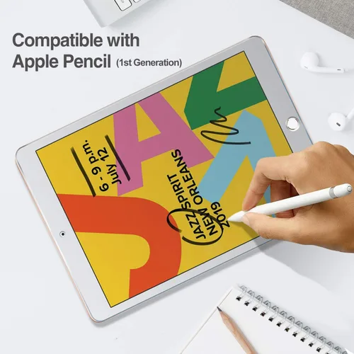 Vista 6 de ProCase Protector de pantalla de privacidad para iPad 10.2, 9, 8, 7, 2021, 2020 y 2019, protector de película de vidrio templado antiespía