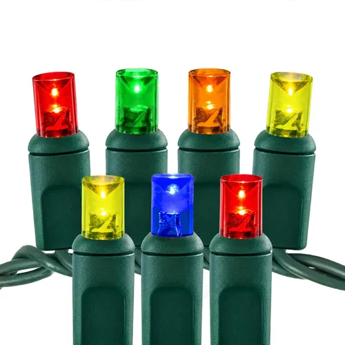 Vista 13 de Luces LED de Navidad profesionales – 70 unidades de luces cónicas gran angular – Juego de luces de grado profesional para interiores y exteriores