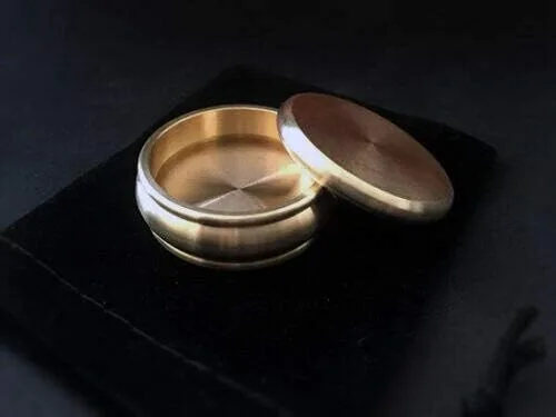 Vista 4 de Buddha Slot Box (Half Dollar,Brass) Coin Magic Trick Gimmick Close up Magic Prop Magia Appearing Vanishing Magie Illusions Fun