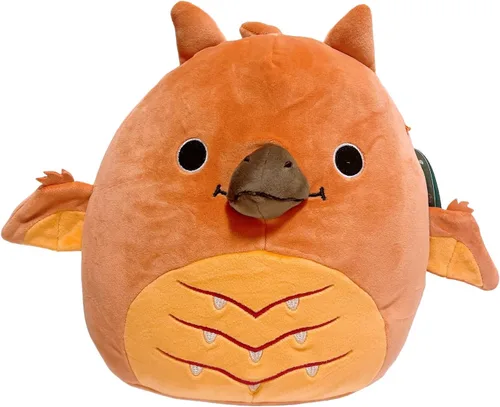 Vista 4 de Squishmallows Kellytoy Godzilla - Juguete de peluche (juego de 4 Godzilla), surtido de 4 piezas (SQK2817)