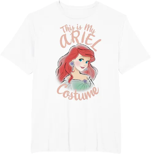 Vista 9 de Disney Camiseta de Halloween de Ariel This Is My Costume de La Sirenita, Blanco