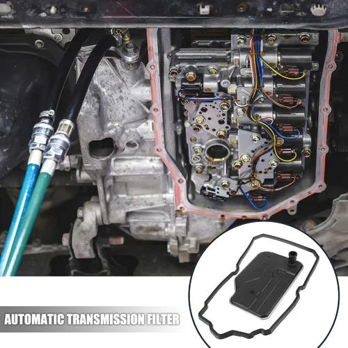 Vista 2 de X AUTOHAUX Kit de juntas de cárter de aceite de filtro de transmisión automática para Mercedes-Benz W221 W219 722.9 2202770695 2202770395 2212770095