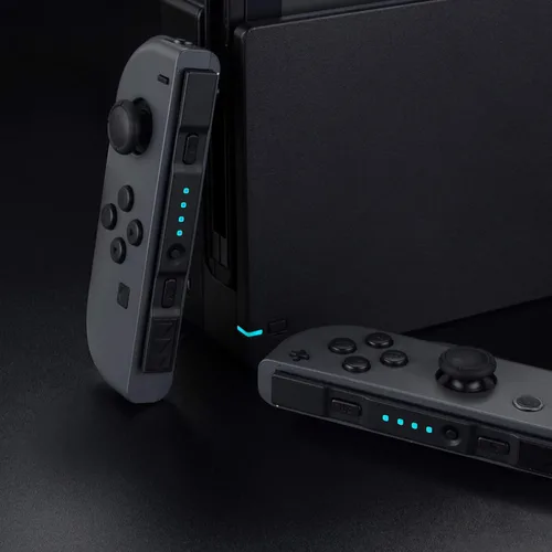 Vista 5 de eXtremeRate Firefly - Kit de afinación LED para Nintendo Switch Joycons Dock NS Joycon SL SR Botones Cinta Flex Cable Indicador LED de alimentación