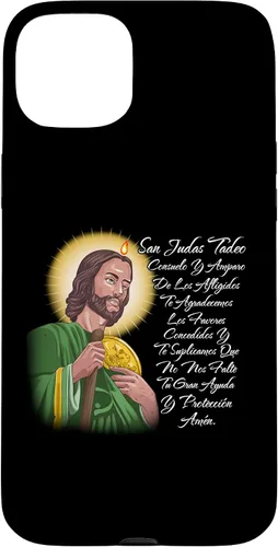 Vista 8 de Funda para iPhone 15 San Judas Tadeo Consuelo Y Amparo de Los Afligidos