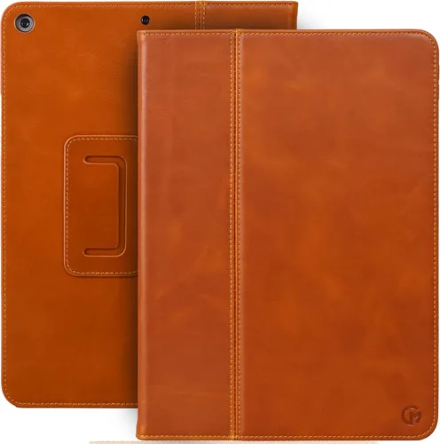 Vista 12 de Casemade Real Leather Case Compatible with iPad mini 7 (A17 Pro) / 6th Gen (2021) - Full-Grain Leather Cover, Auto Sleep/Wake, Dual Stand Position