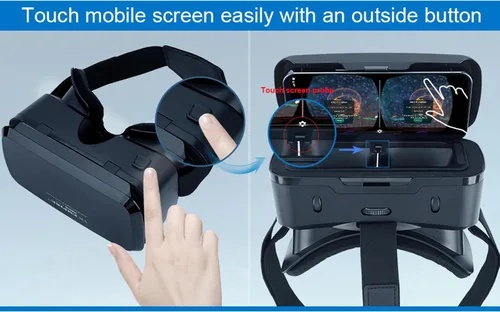 Vista 4 de Auriculares de realidad virtual para teléfono celular, gafas de realidad virtual, gafas de realidad virtual, gafas de realidad virtual, gafas