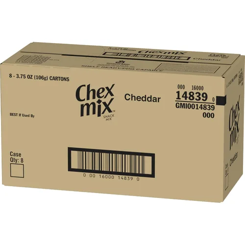 Vista 12 de Chex Mix Cheddar, 3.75 oz (paquete de 8)