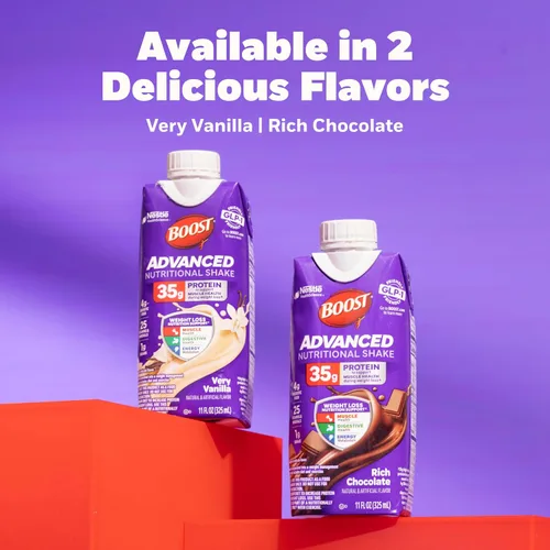 Vista 6 de BOOST Batido de Proteínas Nutricional Avanzado, Apoyo Nutricional para Pérdida de Peso*, Batido Alto en Proteínas de 35g Amigable con GLP-1, Listo