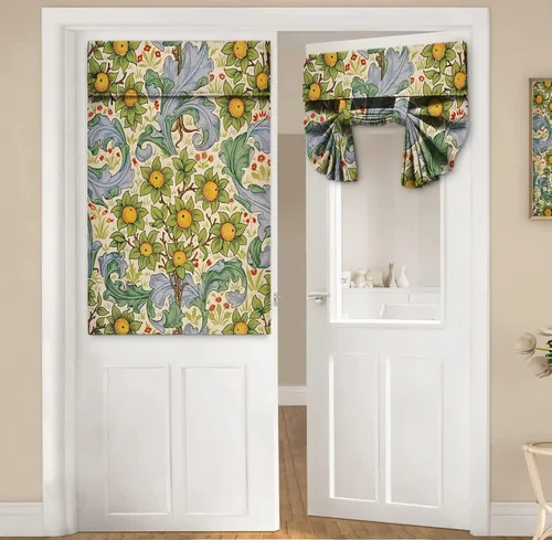 Vista 22 de Cortinas de puerta negras y rojas para ventanas de puerta, estampado de leopardo y cebra, cortinas de ventana para puerta de vidrio francesa