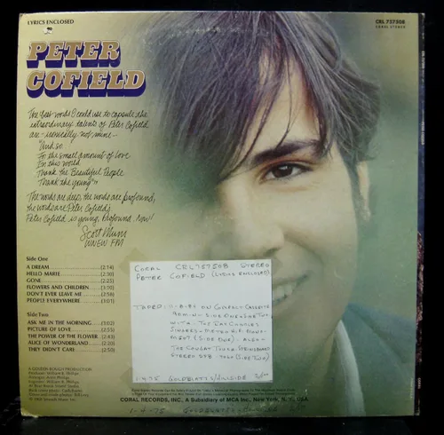 Vista 2 de Peter Cofield Peter Cofield Lp Vinyl Record