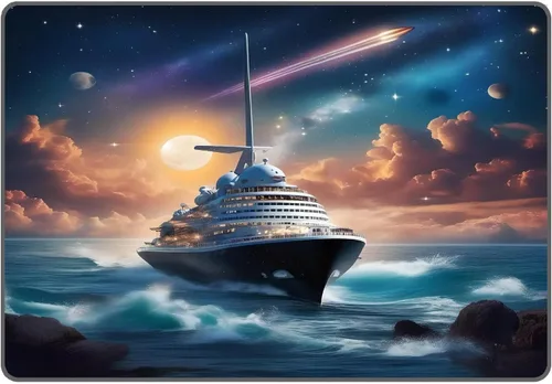 Vista 7 de Alfombra de galaxia de 2 x 3 pies, alfombra espacial para niños y niñas, dormitorio, sala de estar, océano, transbordador, barco, alfombra de noche
