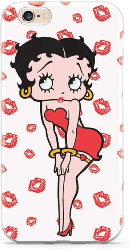 Vista 13 de Inspired Cases - Compatible con iPhone Xs Max - Funda protectora con textura 3D para Apple iPhone Xs Max - Classic Betty Boop