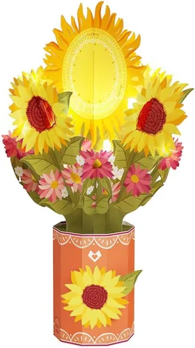 Vista 32 de Lovepop Ramo de Flores de Papel Desenfundable de Todos los Días para Ella y Él - Tarjetas de Felicitación 3D para Niños, Niñas, Hombres, Mujeres