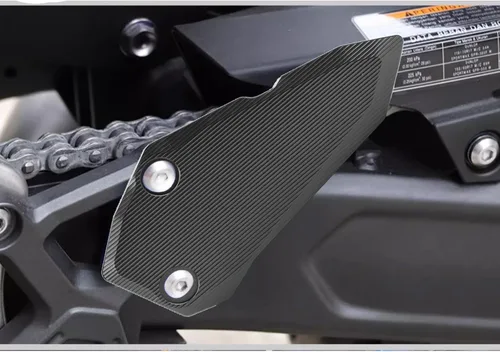 Vista 6 de Juego de reposapiés delantero para motociclista, protector de placas de talón (para vehículo Kawasaki) Ninja ZX-4R ZX-4RR ZX-25R (negro)