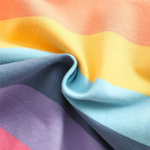 Vista 7 de LitBud Sudaderas para niñas pequeñas, ropa de unicornio con cuello redondo, suéter de manga larga para niñas de 1 a 7 años