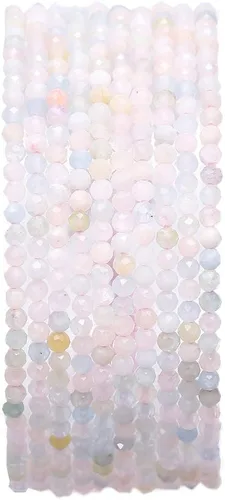 Vista 36 de BEADIA Cuentas de piedra natural africana de turquesa faceted rondelle 3x4mm semipreciosas sueltas para hacer joyas 38cm