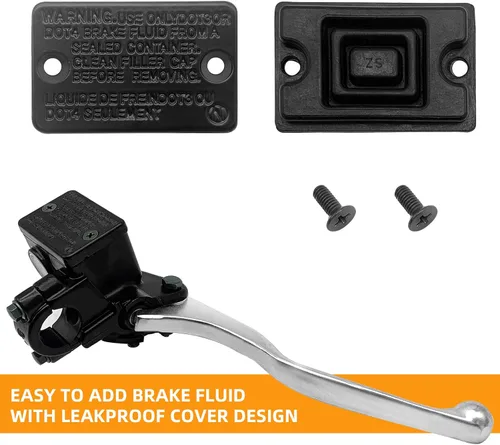 Vista 8 de Cilindro maestro de freno delantero derecho para Kawasaki Bayou 300 400 Lakota 300 Mojave 250 Prairie 300 400 KLF300 KLF400 KEF300 KSF250 KVF300