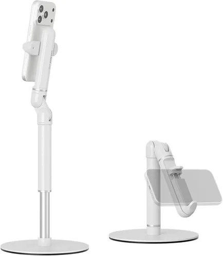 Vista 13 de NEEWER MT010 - Soporte de teléfono celular para escritorio, mesa de oficina ajustable, compatible con iPhone y Samsung para grabación de video