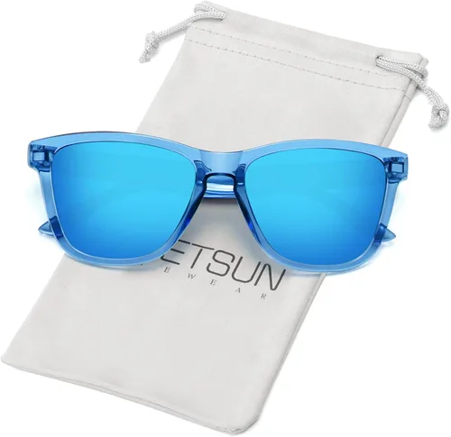 Vista 28 de Meetsun - Lentes de sol polarizados, unisex, modernos, con estilo de diseñador, clásico y retro A1 Negro Brillante