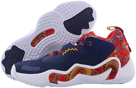 Vista 2 de D.O.N. Issue 3 J Basketball Shoes Kids Size RedBlue