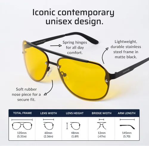 Vista 5 de by Dave Asprey Daylights Yellow Lenses Block 75% of Blue Light for Heavy Daytime Screen Use