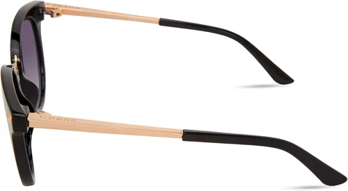 Vista 3 de GUESS Gafas de sol redondas con diseño de Stud Acccent para mujer