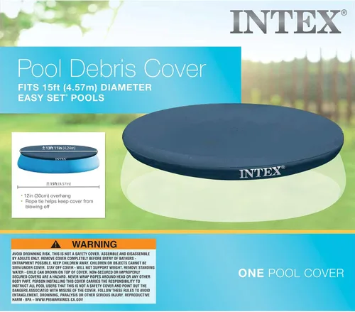 Vista 4 de Cubierta de piscina de fácil montaje Intex, Beige