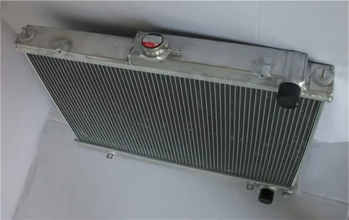 Vista 4 de Radiador de aluminio de 2 filas de 2.047 in para Skyline R33 R34 GTR GTS-T GTST RB25DET Manual MT 94-98 1994 1995 1996 1997 1998 Reemplazo