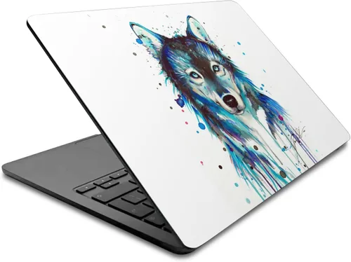 Vista 8 de Head Case Designs Officially Licensed Pixie Cold Fox Animals Vinyl Sticker Skin Decal Cover Compatible with MacBook Air 13.6" A2681 (2022)