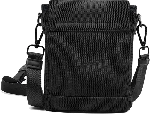 Vista 3 de Croogo Bolso bandolera casual para mujer, bolso de mensajero lateral antirrobo, bolso bandolera de moda para hombre, bolsa de viaje