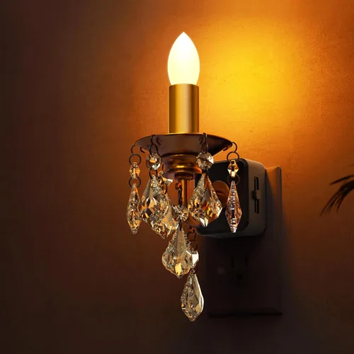 Vista 9 de L LOHAS LED Luz nocturna, luces nocturnas modernas que se enchufan a