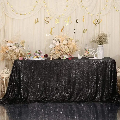 Vista 27 de Eternal Beauty Mantel rectangular cuadrado de 50 x 50 pulgadas para tartas, postres, exposiciones, fiestas, eventos de cumpleaños