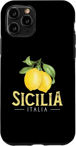 Vista 28 de iPhone 11 Pro Max Sicilia Italia Limones italianos Funda siciliana orgullosa
