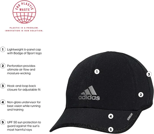 Vista 2 de adidas Gorra Superlite de ajuste relajado para hombre