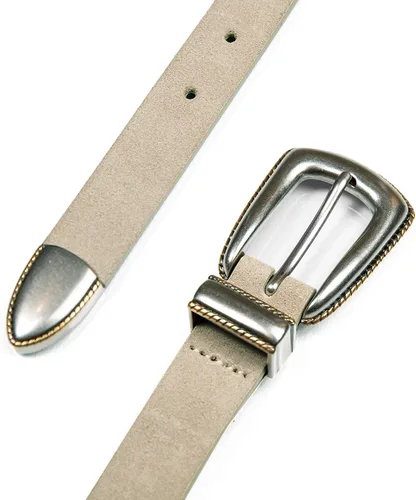 Vista 3 de Lucky Brand Cinturón de cuero inspirado en el oeste para mujer Clásico Patrimonio Americano Casual Vintage Vaquero