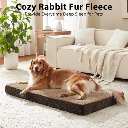 Vista 3 de JOEJOY Cama ortopédica para perros extra grandes