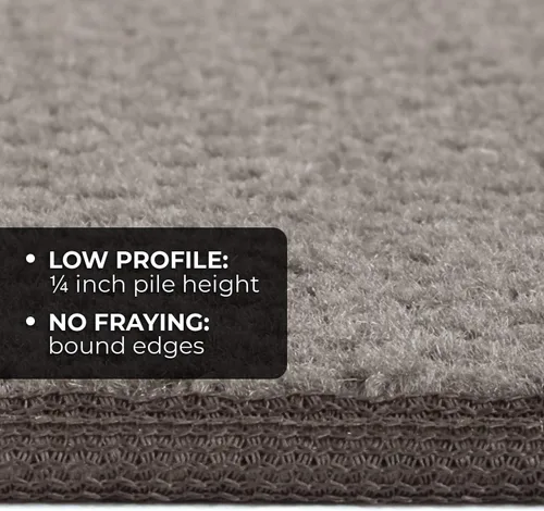 Vista 3 de House, Home and More Alfombra antideslizante - Gris - 14 pies x 48 pulgadas