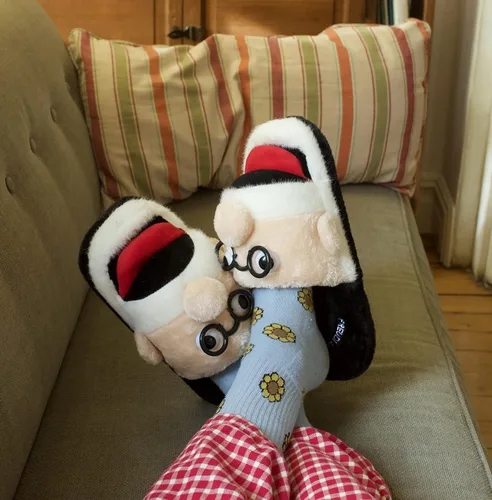 Vista 3 de Freudian Slippers - Comfy Plush Slip - On Footwear