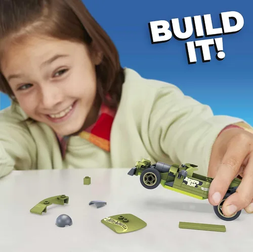 Vista 3 de Hot Wheels Mega Construx Aristo - Juego de construcción de ratas, juguetes de construcción para niños