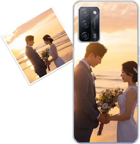 Vista 318 de Funda personalizada compatible con Oppo A1 Pro, fundas de teléfono personalizadas con imagen de foto, imagen de texto, cubierta transparente