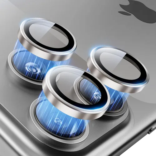 Vista 11 de Hoerrye Protector de lente de cámara para iPhone 17 Pro Max/17 Pro – [Vidrio templado superior 9H+ – 12 pies de grado militar] Protector de pantalla