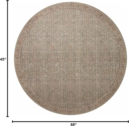 Vista 74 de Loloi Angela Rose Aubrey Collection AUB-02 - Alfombra decorativa de 2 pies 3 pulgadas x 3 pies 9 pulgadas, altura de pelo 0,19 pulgadas, diseño