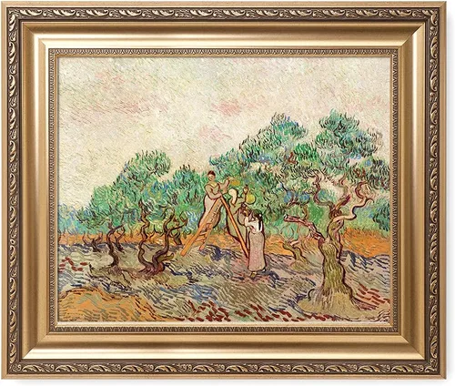 Vista 39 de IPIC - Campo de trigo con cuervos, reproducción artística de Vincent Van Gogh. Lienzo de giclée para decoración del hogar 10#F (20 x 16)