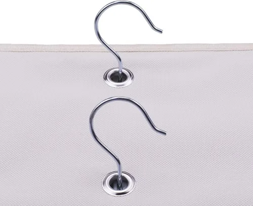 Vista 4 de Organizador Colgante para Bolso y Bolso de Mano Artículos para el Hogar No Tejidos 10 Bolsillos Organizador de Almacenamiento para Clóset