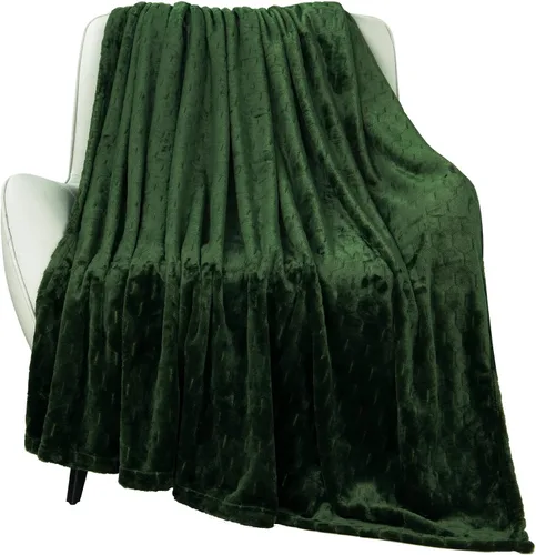 Vista 13 de TOONOW - Manta decorativa de vellón, mullida, supersuave, esponjosa y con patrón geométrico, de franela de microfibra, para sillón, cama y sofá