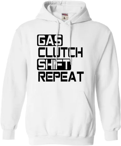 Vista 10 de Go All Out Sudadera con capucha Gas Clutch Shift Repeat para hombre y mujer