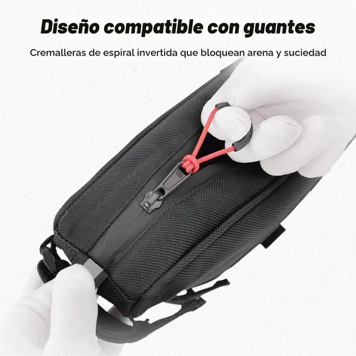 Vista 4 de Bolsa de almacenamiento triangular para barra de protección KEMIMOTO UTV, bolsa universal resistente al agua para techo/puerta/reposabrazos lateral