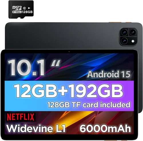 Vista 9 de Callsky-Tab Tablet de 10 pulgadas, tableta Android de 10 pulgadas, tableta Android 15, 12 GB de RAM+128 GB ROM