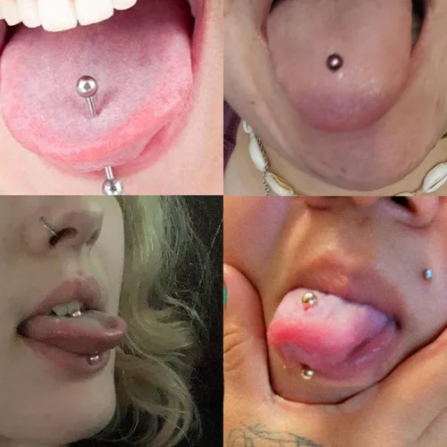 Vista 5 de MODRSA 14g 16g Nipple Rings Tongue Rings 14 Gauge Surgical Steel Nipple Bar Barbell 14mm 16mm 18mm Silver Rose Gold Black Tongue Piercing Jewelry